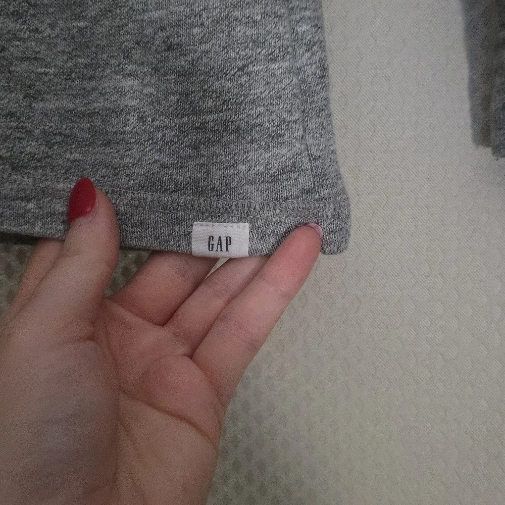 Baby GAP Charcoal and Light Gray Long Sleeve Tee